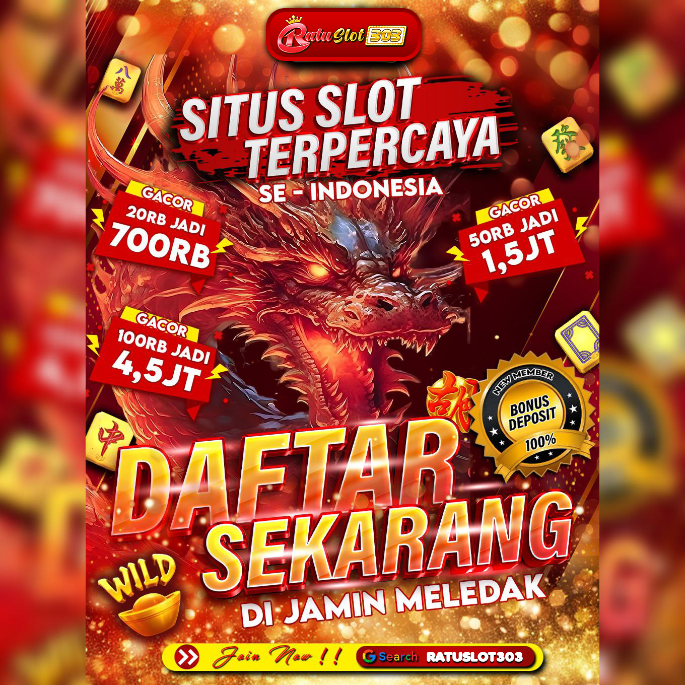 Ratuslot303: Situs Toto Togel 4D Deposit 10 Ribu Terpercaya